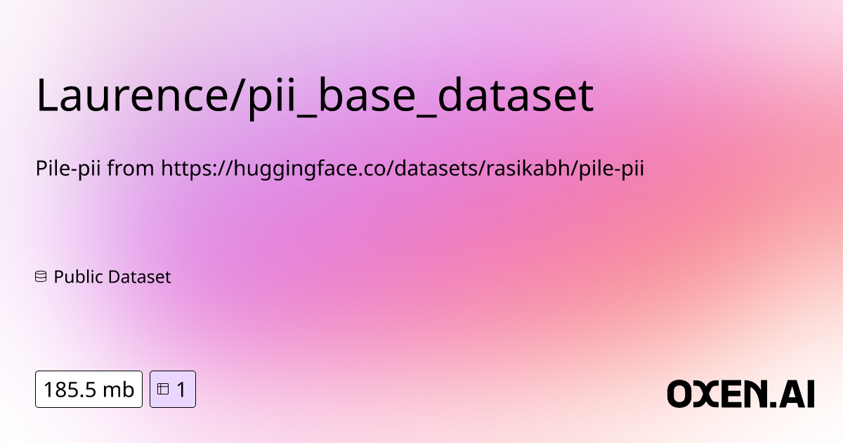 Manage Access - Laurence/pii_base_dataset